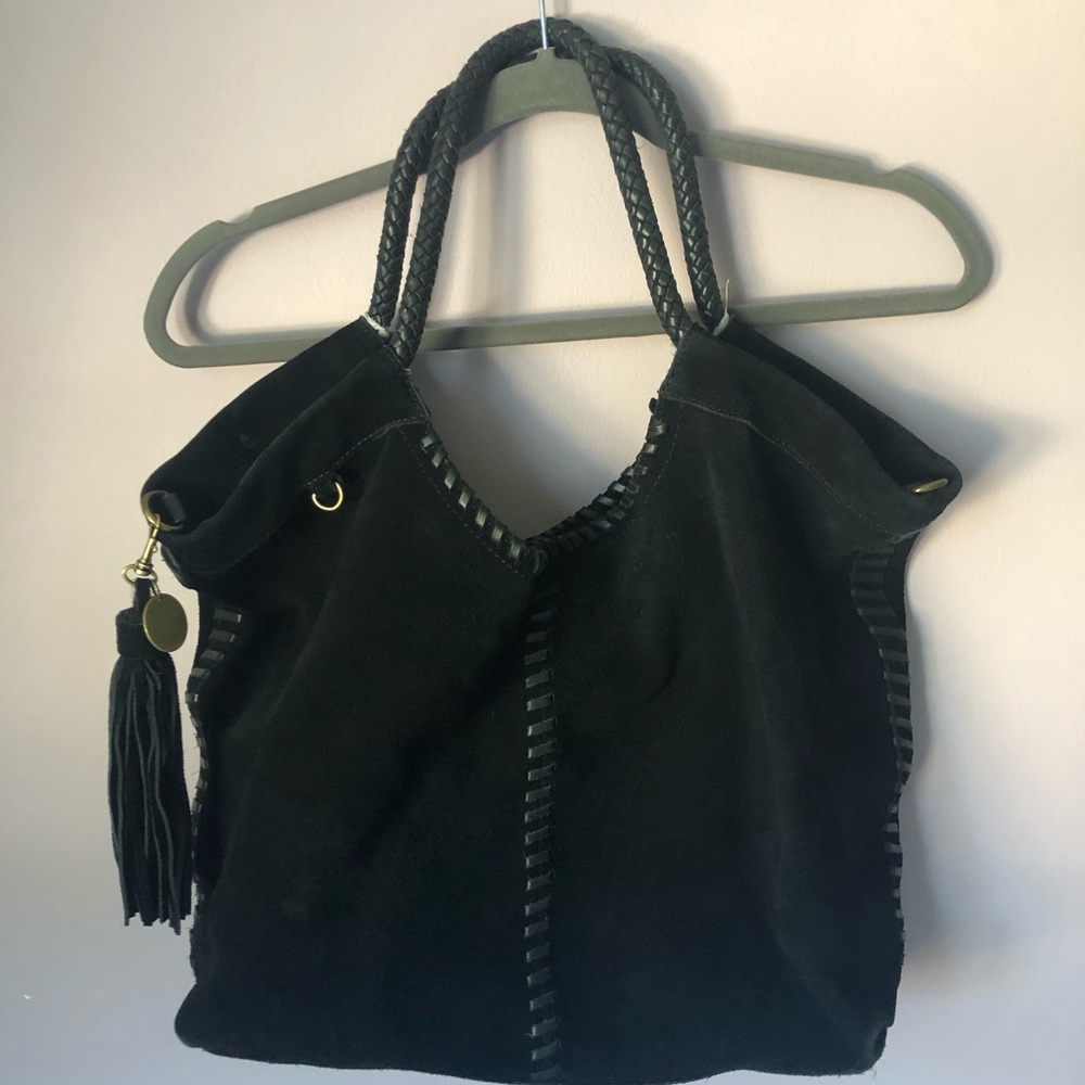 ♥️ Crown Vintage Suede Shoulder Bag